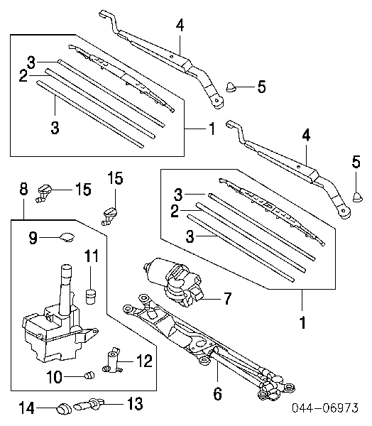 8521450100 Toyota gumka pióra wycieraczki szyby kierowcy