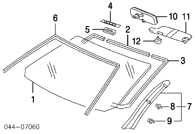 6221713010 Toyota Spinka mocowania okładzin drzwi