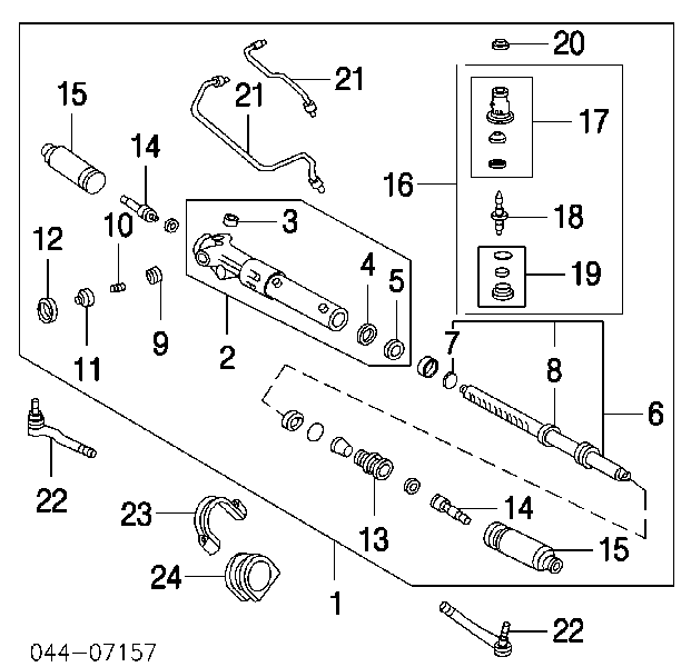 Do koszyka ADT38744 Blue Print Końcówka drążka kierowniczego zewnętrzna