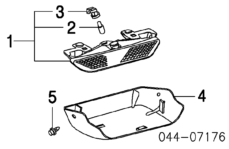 9046707071G0 Toyota spinka mocowania zderzaka przedniego