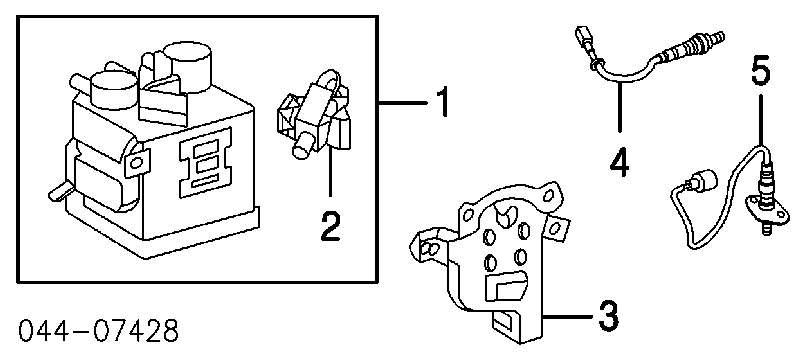 Sonda lambda czujnik tlenu po katalizatorze 258986617 Bosch