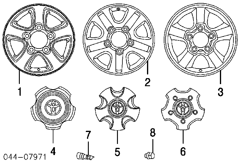 Nakrętka koła Toyota 9094201103 cena, od 9,20 USD