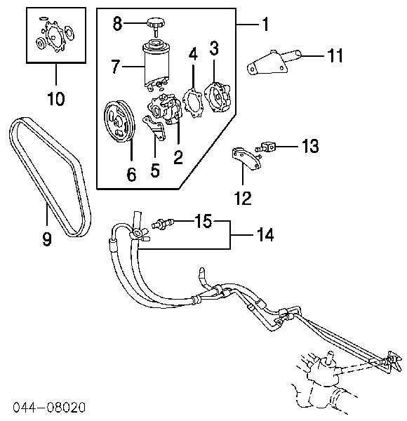 Regulator biegu jałowego Toyota Land Cruiser 100 (J10)