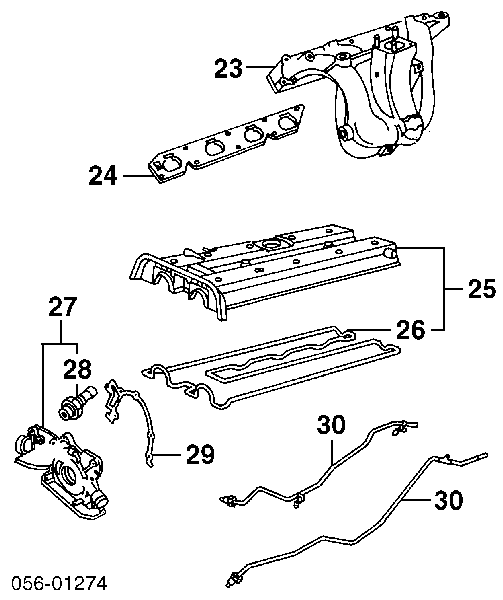 8905019440 Isuzu uszczelka pokrywy zaworowej silnika