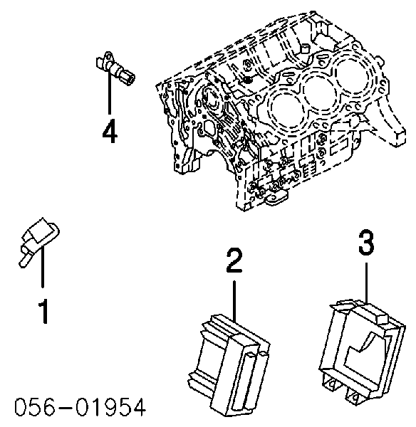 Czujnik położenia wałka rozrządu 23731EC01B Nissan