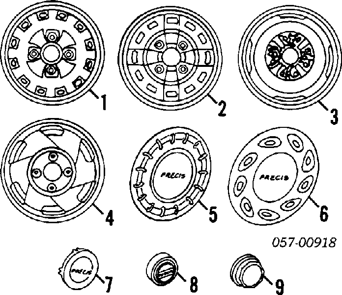 Nakrętka koła 5295028000 Market (OEM)