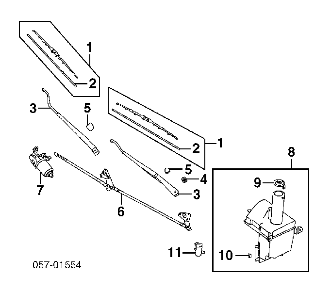 MR300585 Mitsubishi zaślepka nakrętki mocowania ramienia przedniej wycieraczki