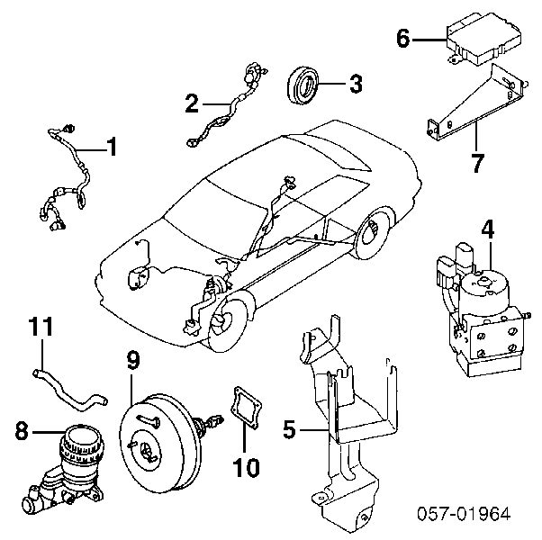 Główny cylinder hamulców do Mitsubishi Colt V CJA