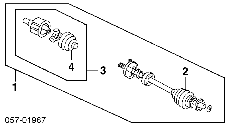 3817A002 Mitsubishi osłona przegubu homokinetycznego półosi przedniej zewnętrzna