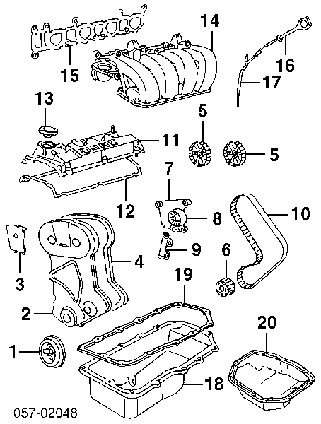 Pasek rozrządu 94537 Dayco