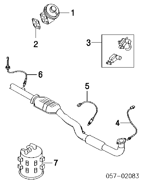 Sonda lambda, czujnik tlenu Mazda 323 BJ