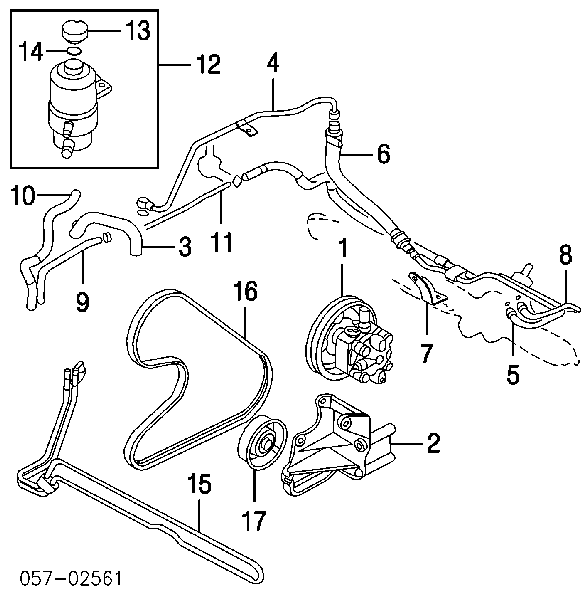 MD365263 Mitsubishi pas napędowy mechanizmów