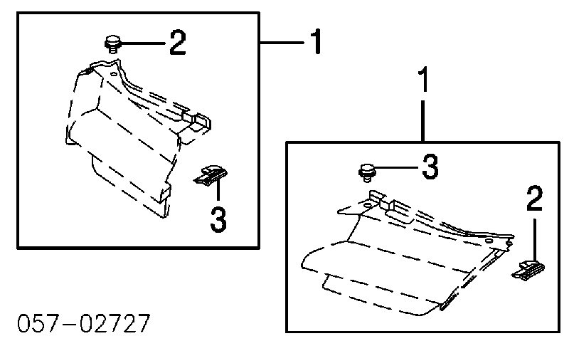 MN133229 Mitsubishi atrapa chłodnicy lewa