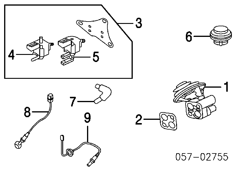 Aktuator klap kolektora ssącego Mitsubishi Outlander 1 (CU)