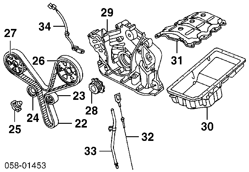 Napinacz paska rozrządu Honda 14510PGEA01 cena, od 50,44 USD