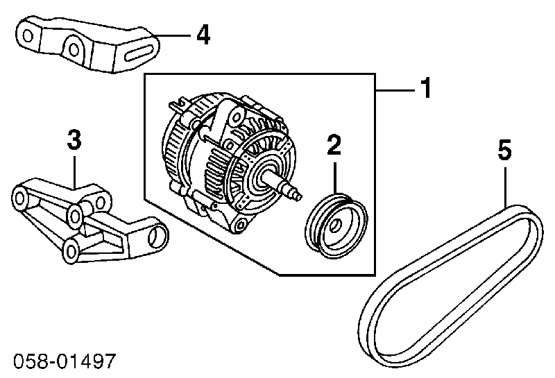 Pas napędowy mechanizmów 2521202500 Hyundai/Kia