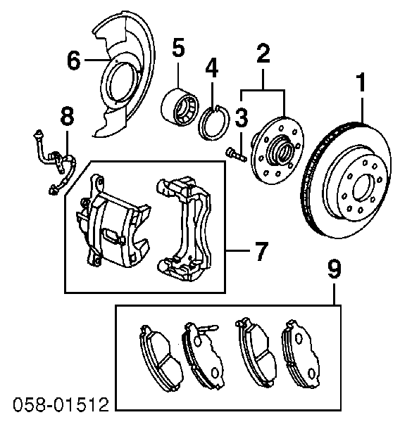 44600S04A00 Honda Piasta przednia
