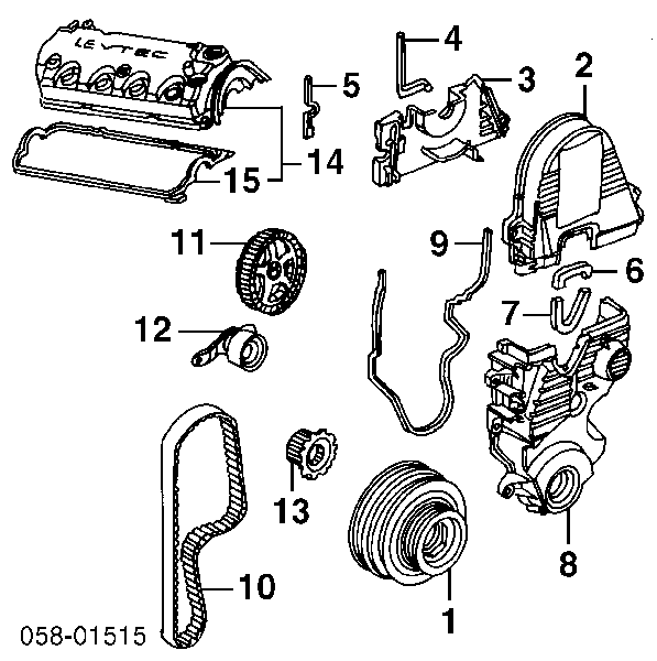 Do koszyka 14520P2A305 Honda Rolka napinacza paska rozrządu