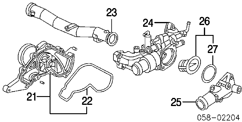 19301PR7307 Honda termostat