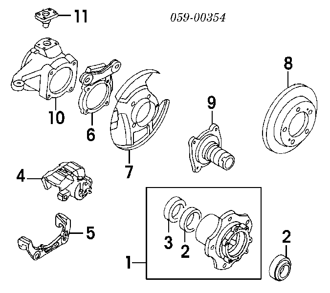 4561063002 Suzuki Sworzeń koła