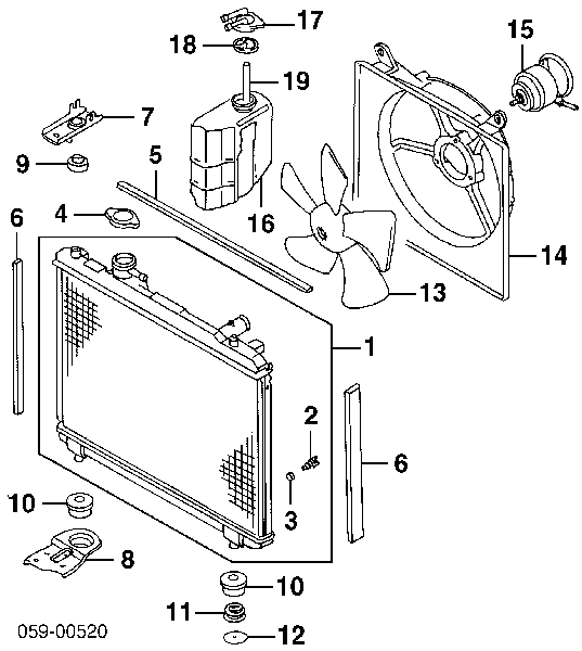 1792075F00 Suzuki pokrywa (korek chłodnicy)