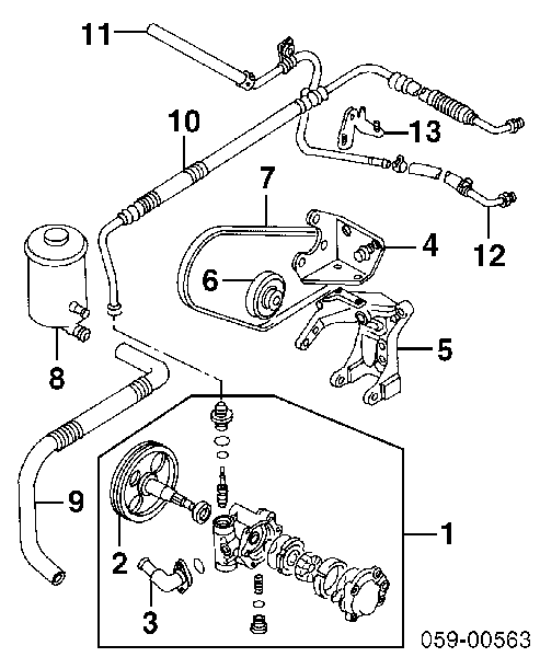 1172077A00 Nissan pas napędowy mechanizmów