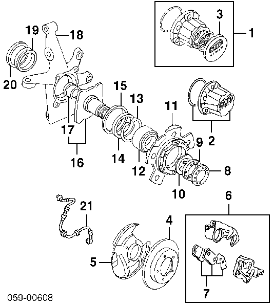 Uszczelniacz piasty przedniej wewnętrzny 0928664001 Suzuki