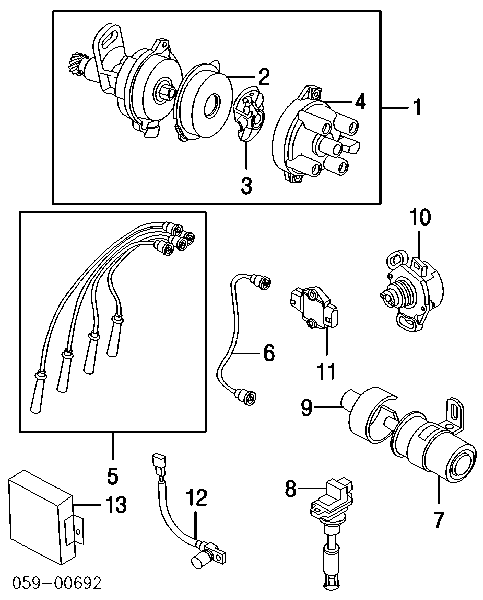 Cewka zapłonowa 7120056 Kamoka