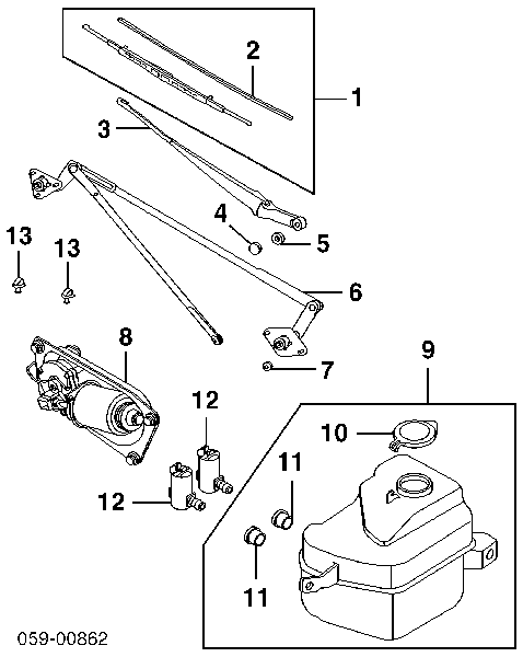 Zbiorniczek spryskiwacza szyb Suzuki Grand Vitara SUV (FT, HT) (1998 - 2005) cena, od 61,30 USD