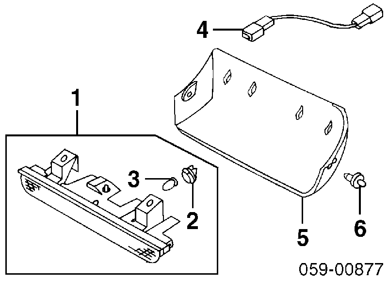 Lampa stop tylna dodatkowa Suzuki Grand Vitara XL-7 