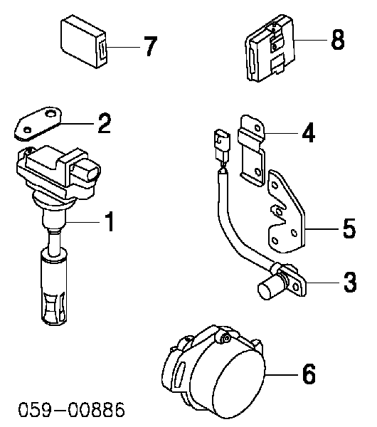 3341077E21 Suzuki cewka zapłonowa