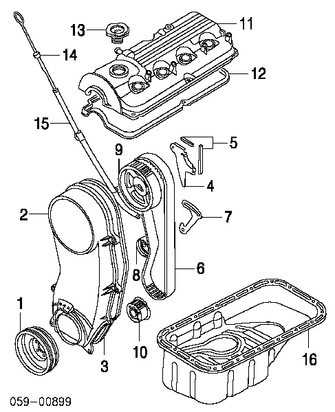 1140771C00 Suzuki Pasek rozrządu