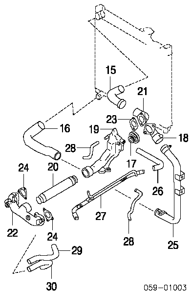 1767077E11 Suzuki termostat