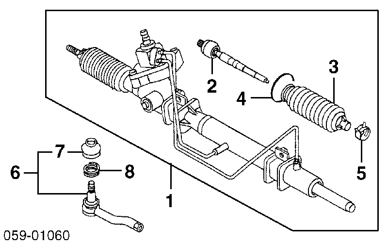 Osłona mechanizmu kierowniczego (maglownicy) Suzuki Grand Vitara XL-7 