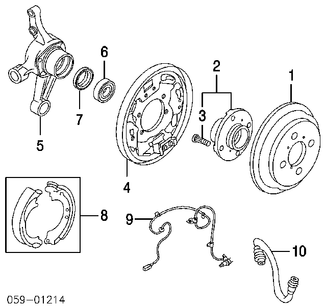 4611054G70 Suzuki silentblock czopu tylnego