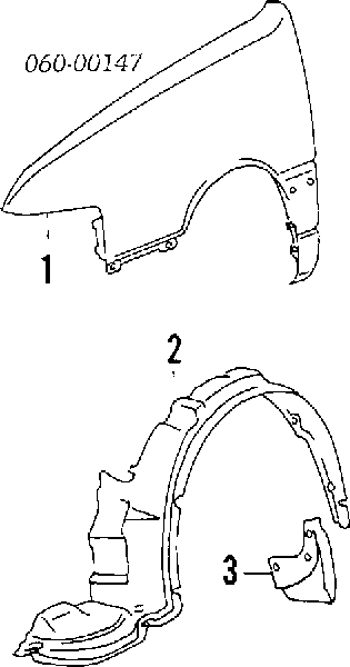 8683224010 Hyundai/Kia chlapacz przedni prawy