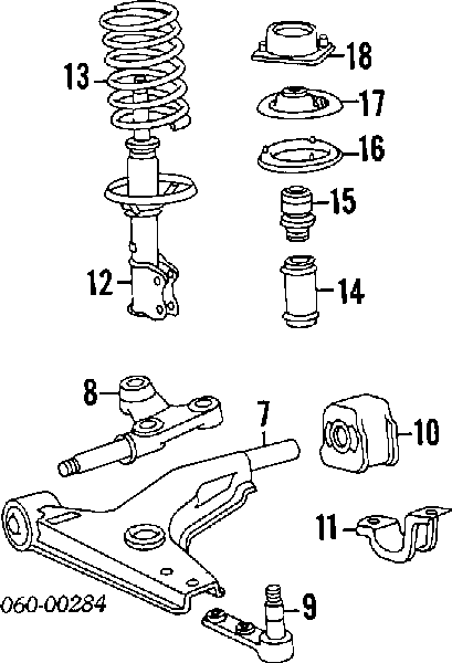 5465024120 Hyundai/Kia Amortyzator przedni