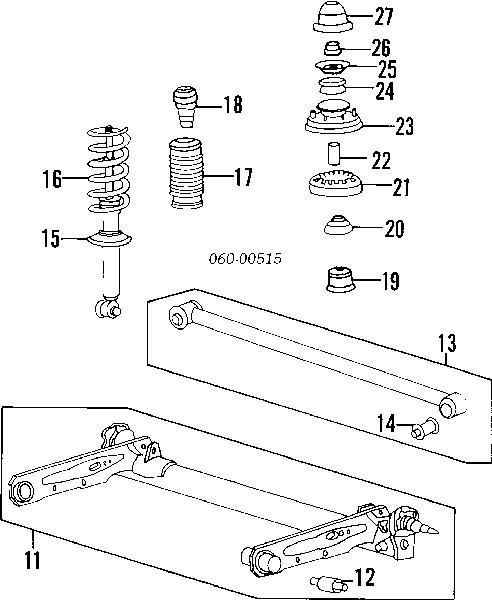5531028202 Hyundai/Kia Amortyzator tylny