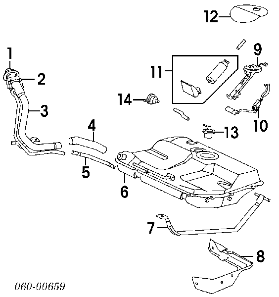 Korek wlewu paliwa KIA Sportage 2 (JE)