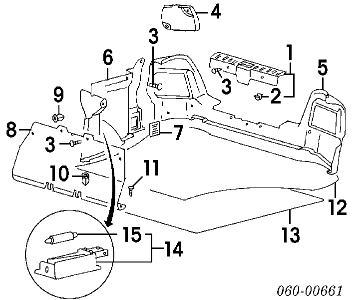 9262033000 Hyundai/Kia Lampka oświetlenia bagażnika