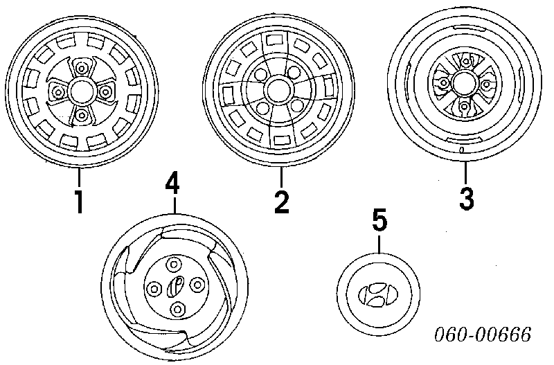 5295014130 Chrysler nakrętka koła