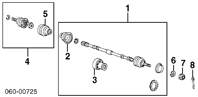 4950629G00 Hyundai/Kia osłona przegubu homokinetycznego półosi przedniej wewnętrzna