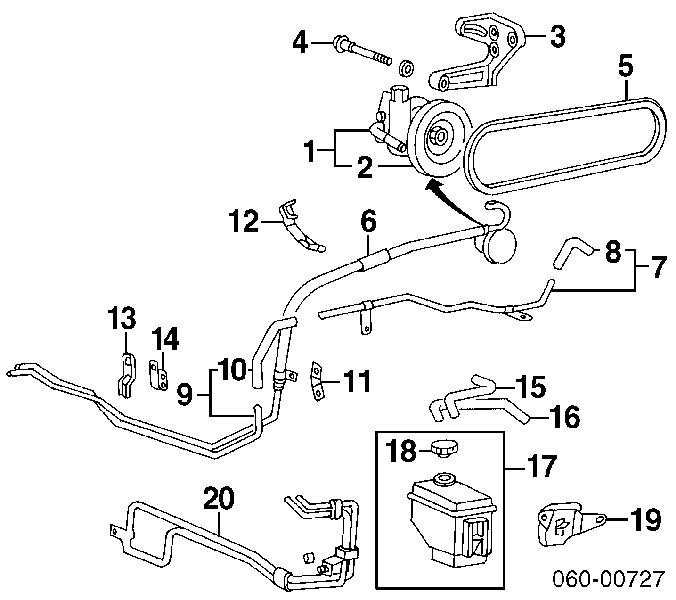 5723129200 Hyundai/Kia pas napędowy mechanizmów