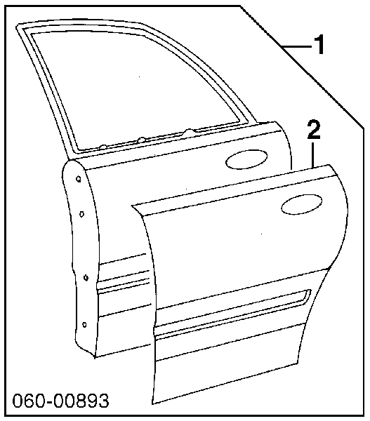 770033C520 Hyundai/Kia drzwi tylne lewe