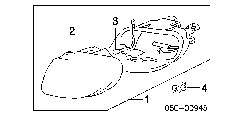 Lampa przeciwmgielna lewa do Hyundai Accent I 
