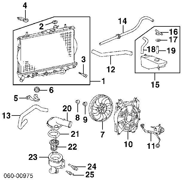 2550023001 Hyundai/Kia termostat