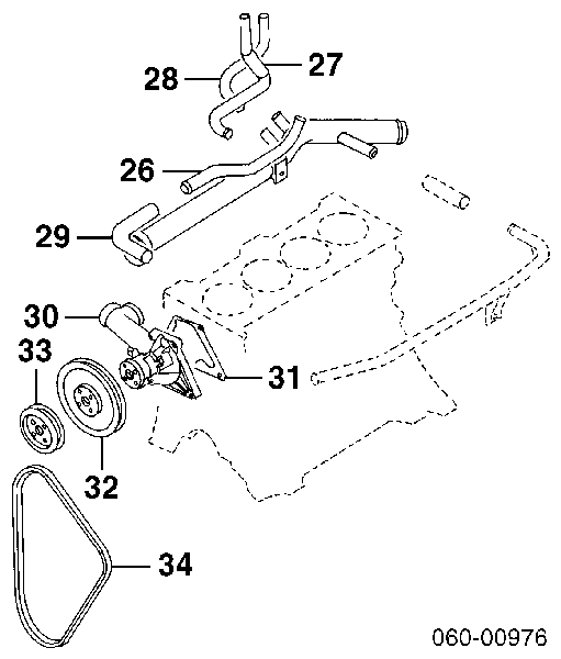 2510022650 Hyundai/Kia pompa chłodząca wodna