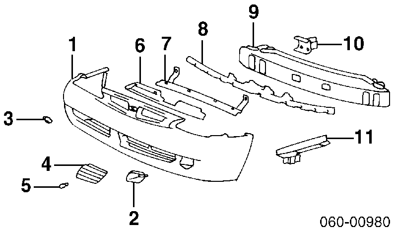 9046706020C0 Toyota Spinka mocowania nadkola przedniego