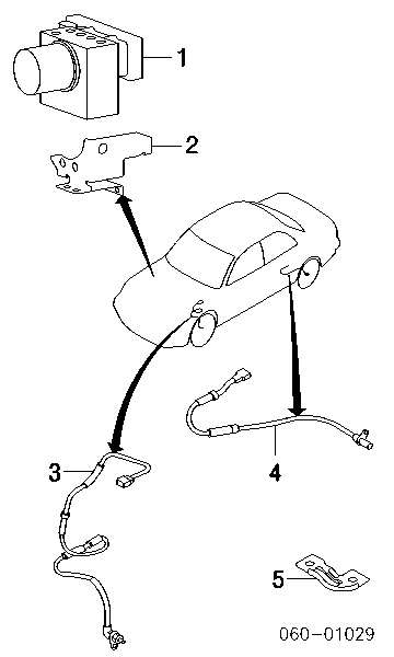 Czujnik ABS tylny prawy Hyundai Sonata 4 (EF)