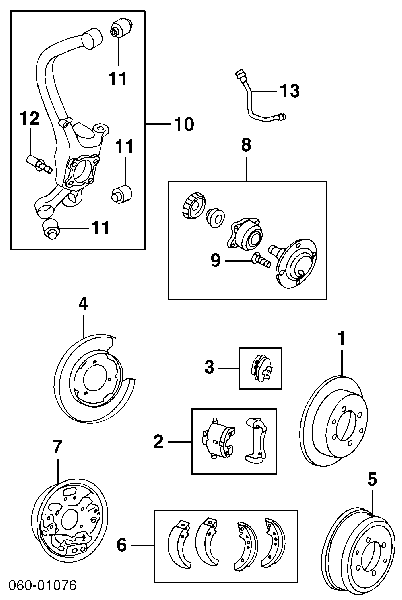 Piasta tylna 5273038002 MCB